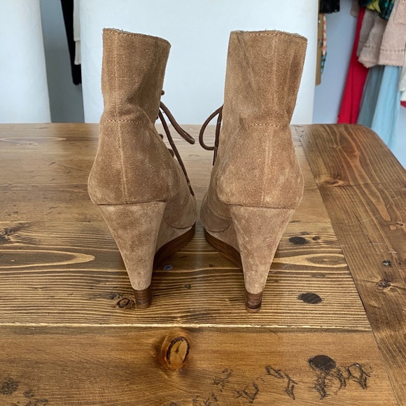 COPY - KORS Michael Kors suede wedge booties - Picture 4 of 8